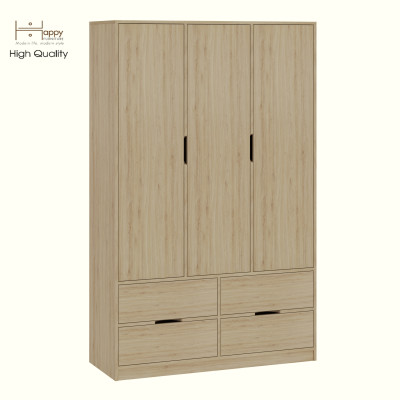 HAPPY FURNITURE ,Tủ lưu trữ 3 cửa mở - LAYLA , TCM_274 , 119cm x 45cm x 190cm DxRxC