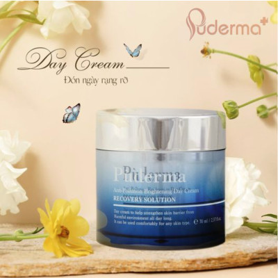 Bộ Kem Dưỡng Trắng Da Ban Ngày (kem ngày nâng cấp Luxury Exosome) và Ban Đêm Puderma: Nâng Cơ, Chống chảy xệ, Giảm nếp nhăn, bật tone trang điểm.