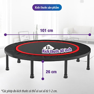 BG Sàn nhún lò xo cao cấp Trampoline 40 - 50 INCH Bật Nhảy Lò Xo Cho Trẻ Vui Chơi Phát Triển Vận Động An Toàn Cho Bé và Người Lớn- Hàng nhập khẩu