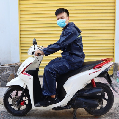 Áo mưa bộ cho nam và nữ , áo quần đi mưa 2XL  dưới 65kg , vải dù cao cấp , chống thấm nước tối ưu 