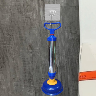 DỤNG CỤ BƠM HÚT THỤT THÔNG TẮC BỒN CẦU NHÀ VÊ SINH TOA LÉT BẰNG INOX (tặng vỉ dán to)