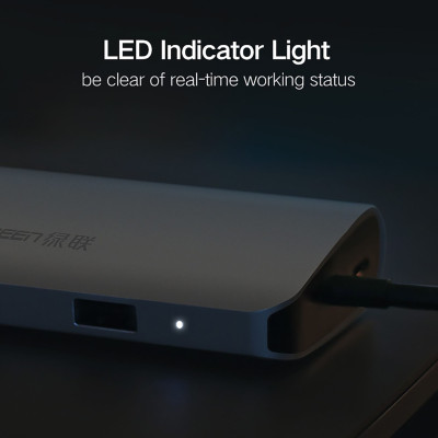 Hub USB C Multi HDMI 4K, Enthernet, USB 3.0, PD, TF, SD Ugreen CM179 40873 - Hàng Chính Hãng