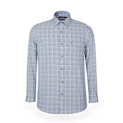 Áo sơ mi nam tay dài form ôm suông Khatoco A1MD568T1-CNCR335-2504-D-CÔNG NGHỆ NANO