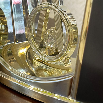 Đồng hồ để bàn Nhật Bản Rhythm 4RP772WR08 Kt 17.8 x 21.3 x 7.6cm, 750g Vỏ nhựa, Dùng Pin