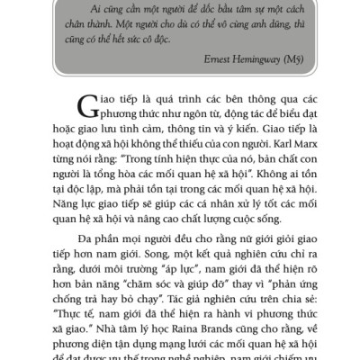 Tâm Lý Học Giao Tiếp Dành Cho Phái Nữ