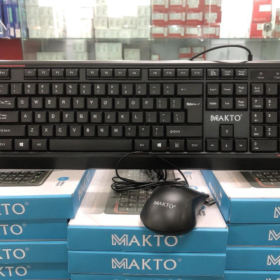 Bộ Bàn Phím Và Chuột Có Dây MAKTO AK-320 - Hàng Chính Hãng