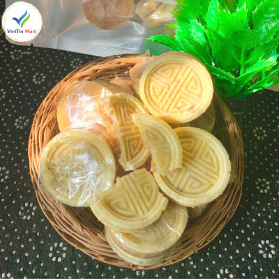 Bánh Đậu Xanh Nhân Thịt Nướng Giòn 250g VietTin Mart