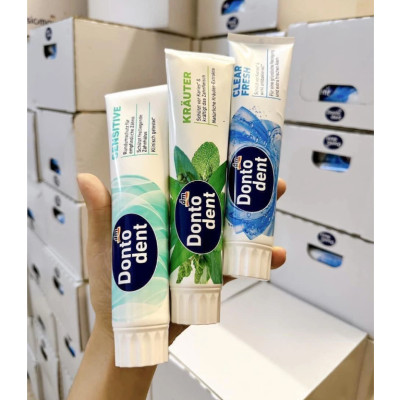 Kem Đánh Răng Dontodent Đức 125ml bảo vệ nướu và giảm sâu răng làm trắng răng