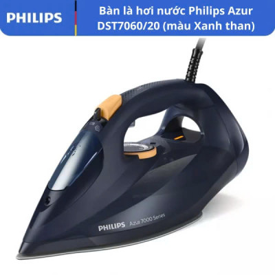 Bàn là hơi nước Philips Azur Series 7000 DST7060/20, Công suất 3000W, Màu Xanh đen Hàng chính hãng