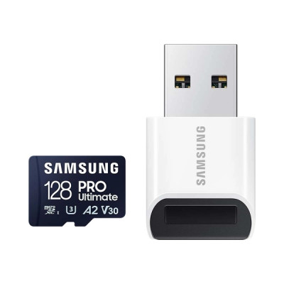 Thẻ nhớ Samsung PRO Ultimate microSDXC UHS-I; Tốc độ đọc/ghi 200MB/s - 130MB/s; tương thích mọi thiết bị Hàng chính hãng