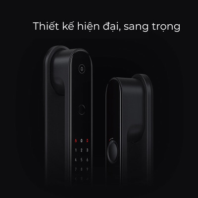 Khóa Thông Minh Aqara D100 Smart Lock Bản Quốc Tế - Khóa Push Pull Tiện lợi, mở cửa bằng vân tay, app - Hàng Chính Hãng