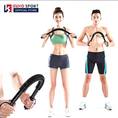 Combo 2 Dụng Cụ Tập Gym Kìm Bóp Tập Cơ Tay Lực Từ 5 Đến 60KG Tùy Chỉnh Có Bộ Đếm Số  Và Gậy Bẻ Tập Tay Power Twister Lực Bẻ Từ 20 Đến 60KG