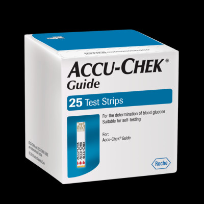[TRỌN BỘ] Máy Đo Đường Huyết Accu-Chek Guide - Hàng Chính Hãng Kèm 25 Que Thử Và Trụ 6 Kim Chích Máu