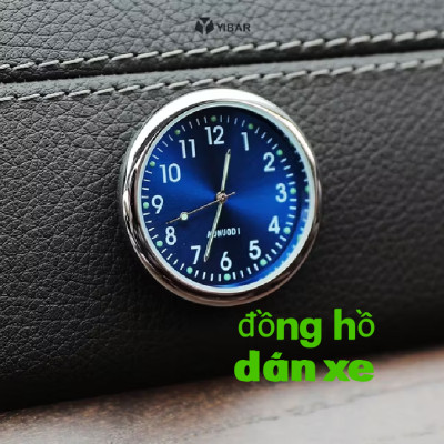 Đồng hồ dán xe máy ôtô có keo sẵn dán ở bất cứ đâu bạn muốn 