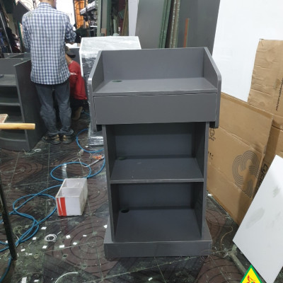 Bục phát biểu gỗ MDF, bục phát biểu BPB401 - NỘI THẤT LẮP RÁP VIENDONGADV