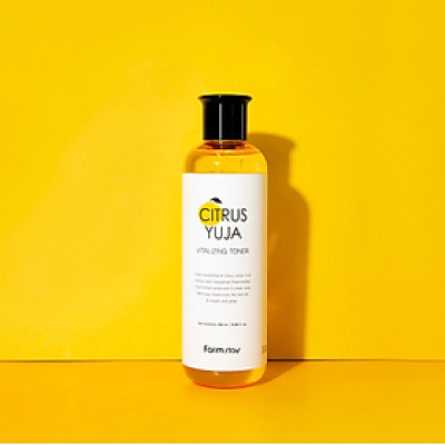 Nước hoa hồng citrus _ Farmstay Citrus Yuja Vitalizing toner 280ml