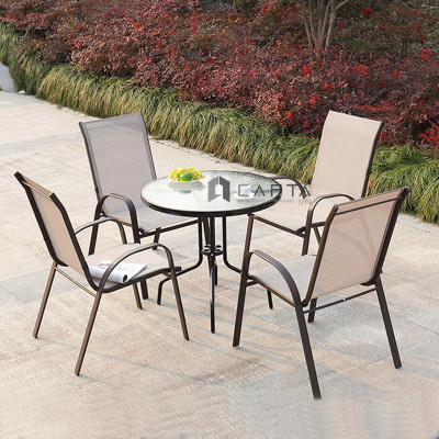 Ghế lưới sân vườn ngoài trời CC2033-T Nội thất Capta Ghế thư giãn ban công nhỏ gọn khung sắt sơn epoxy Outdoor chair