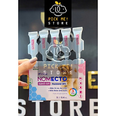 BOSSEN - Nomecto Spot On Nhỏ gáy Ve Rận, Bọ Chét cho Chó