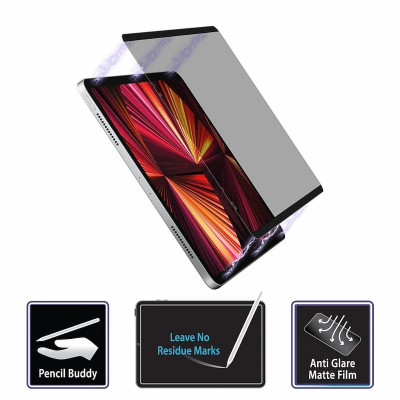 Dán chống nhìn trộm Ipad Wiwu Paper Like giấy từ tính Magentic Iprivacy cho Ipad 10.2 - 12.9 inch, full cover, chống vân, chống nhòe - Hàng chính hãng