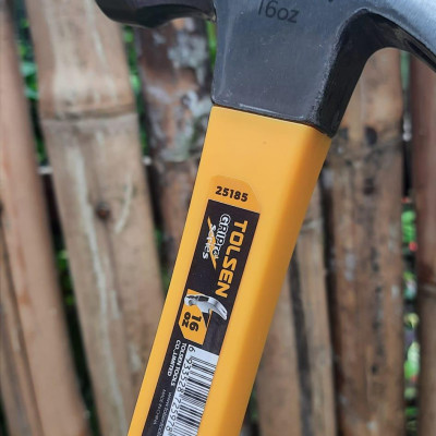 BÚA SỪNG DÊ CÁN NHỰA 16OZ (455g) TOLSEN 25185  - HÀNG CHÍNH HÃNG