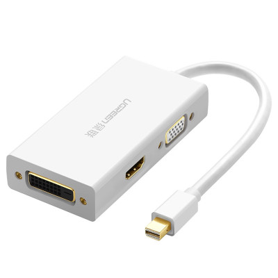 Mini Dp To Hdmi/ Vga/ Dvi Converter Đầu Chuyển Đổi Md114 - 20417 Ugreen - Hàng Chính Hãng