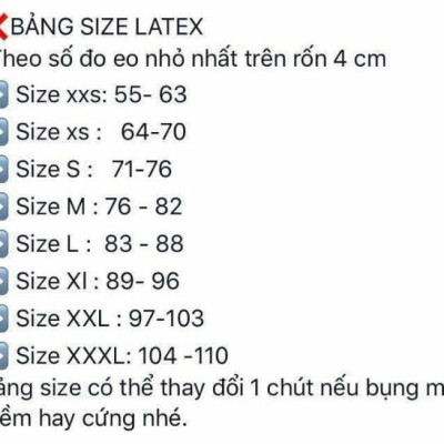 ĐAI NỊT BỤNG (GEN SIẾT GIẢM EO) LATEX 25 XƯƠNG HY LẠP