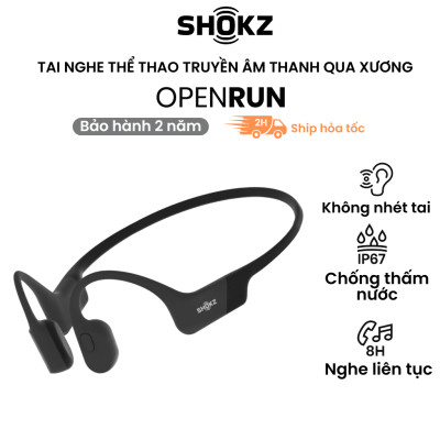 Tai Nghe Bluetooth Thể Thao Truyền Âm Thanh Qua Xương SHOKZ OPEN RUN S803 - Hàng chính hãng