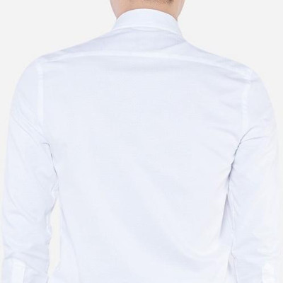Áo sơ mi nam dài tay ALIGRO 100% chất cotton mềm mịn, thoáng mát, cổ bẻ dáng ôm body màu trắng ALGS149