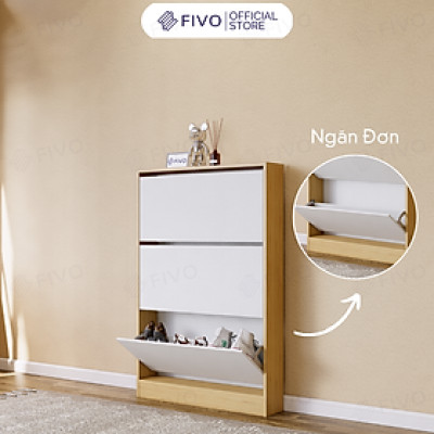 Tủ Giày Gỗ Cánh Lật Thông Minh FIVO FS55 Gỗ Chống Ẩm, Tiết Kiệm Không Gian, Sức Chứa Lớn, Dễ Dàng Lắp Đặt