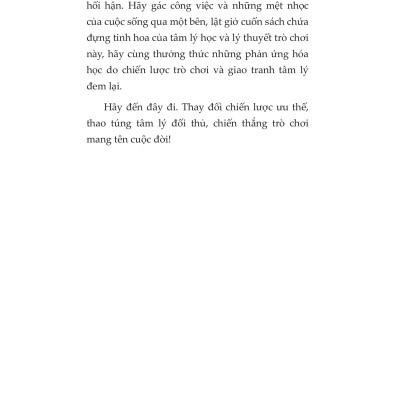 Lý Thuyết Trò Chơi - Tác Giả Trần Phách Hàm (1980 Books)