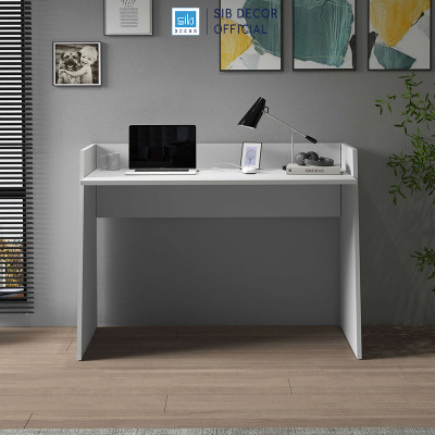 Bàn Làm Việc Kerel Dài 100cm, Rộng 50cm Hiện Đại Màu Trắng Thương Hiệu SIB Decor BLV132