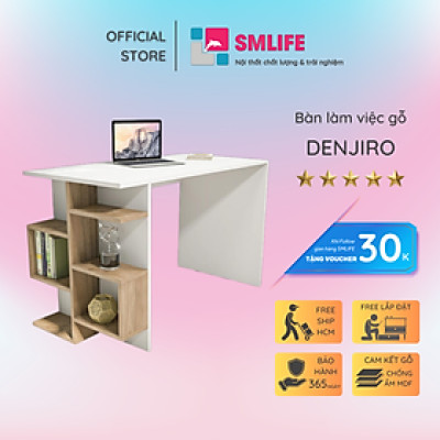 Bàn Học Cho Bé Thiết Kế Đẹp Nhỏ Gọn SMLIFE Denjiro