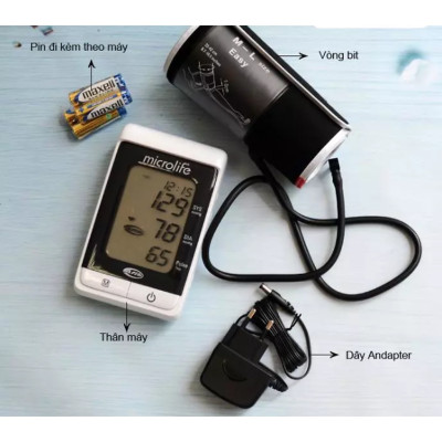 Máy Đo Huyết Áp Bắp Tay Microlife BP A200 Công Nghệ Afib-Kết Nối Với Máy Tính, Cho Kết Quả Nhanh Chóng, Cảnh Báo Đột Quỵ