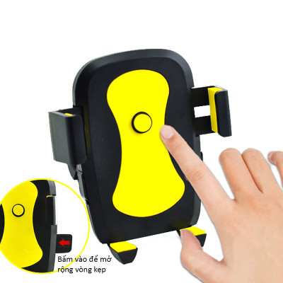 Đế Kẹp Điện Thoại Trên Xe Hơi xoay 360 Độ Đa Năng - Hàng Nhập Khẩu