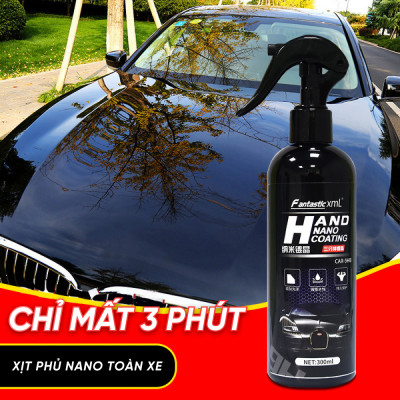 Chai Xịt Phủ Sơn Nano Fantastic XML 300ml | Chai Xịt Phủ Bóng Sơn Chống Bám Nước Kính, Chống Bám Bẩn, Sử Dụng Dễ Dàng, Nhanh Chóng Bảo Vệ Toàn Diện Ngoại Thất
