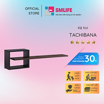 Kệ tivi đơn giản treo tường SMLIFE Tachibana