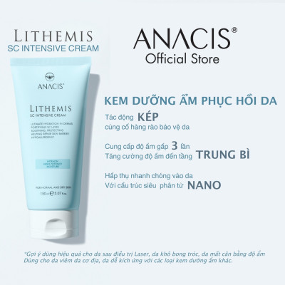 Kem dưỡng ẩm Lithemis SC Intensive Cream thương hiệu Anacis 50gram