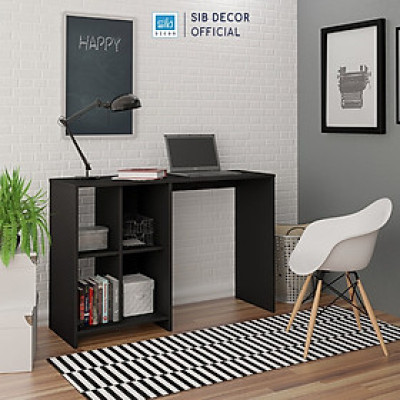 Bàn Làm Việc Phối Chân Bàn Kệ Sách Dài 110cm Thương Hiệu SIB Decor BLV129