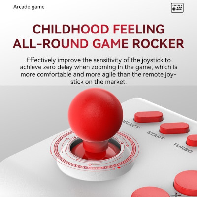 Gamepad Tay Game Arcade Y01 Không dây Bluetooth đa nền tảng cho máy tính - điện thoại - máy game hàng nhập khẩu