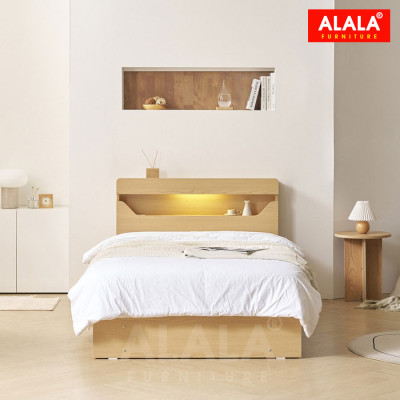 Giường ngủ ALALA1212 + 3 hộc kéo / Miễn phí vận chuyển và lắp đặt/ Đổi trả 30 ngày/ Sản phẩm được bảo hành 5 năm từ thương hiệu ALALA/ Chịu lực 700kg 