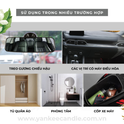 Sáp thơm xe Yankee Candle - Black Coconut