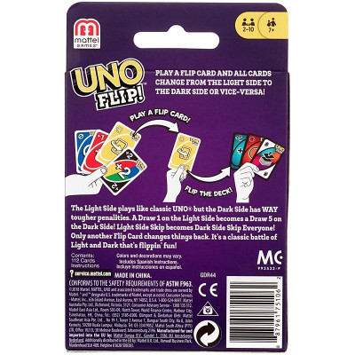 Đồ Chơi MATTEL GAMES Trò Chơi Trí Tuệ Uno Flip GDR44