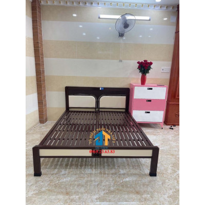 Giường sắt giả gỗ 1m ĐẠI THÀNH