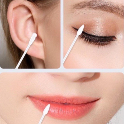 Dụng cụ làm đẹp sức khỏe  _Hộp 200c tăm bông ráy tai lớn  cao cấp với 2 đầu tăm thiết kế hình dáng khác nhau làm sạch sâu bên trong , phù hợp cho mọi người 