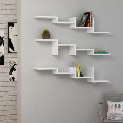 Kệ trang trí gỗ thiết kế mới lạ SMLIFE Wassily