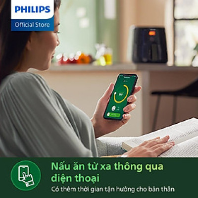 Nồi chiên không dầu Philips Hd9285/90, 7.2Lit - 2000w, Hàng Chính Hãng