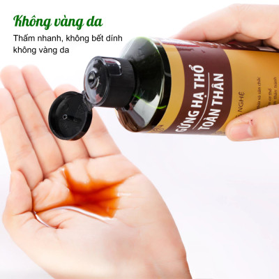 Gừng toàn thân hạ thổ giữ ấm cơ thể, lưu thông khí huyết, giảm đau nhức Wonmom 200ml