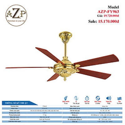 AZP-FY963 – BST QUẠT ĐÈN CAO CẤP / GIẢI PHÁP TRANG TRÍ CHO CÁC CÔNG TRÌNH NHÀ HÀNG, KHÁCH SẠN. CĂN HỘ, DINH THỰ phong cách đương đại, hàng nhập khẩu AZP