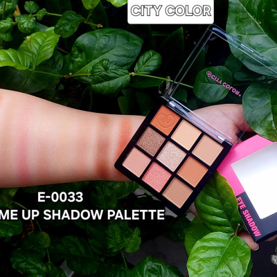 Phấn mắt CITY COLOR Spice Me Up Shadow Palette 9 ô.