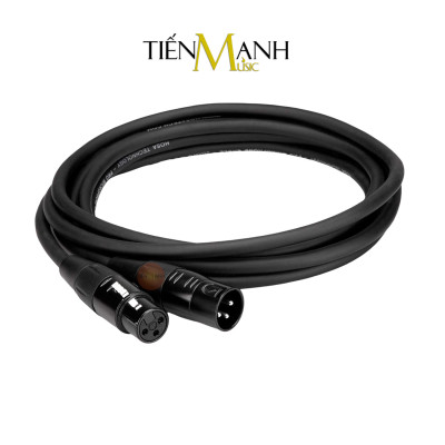 Dây Micro Hosa Pro 2 Đầu Canon XLR Rean by Neutrik Dài 0.9m, 1.5m, 3m, 4.5m, 7.5m, 9m, 15m, 30m HMIC-003, 005, 010, 015, 020, 025, 030, 050, 100 Cable Đực sang Cái XLR3F to XLR3M Hàng Chính Hãng